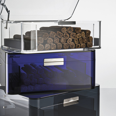Top grade customized humidor acrylic cigar display box