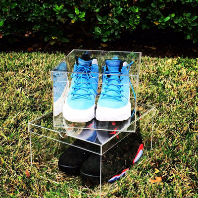 Professional Clear Acrylic Box Acrylic Shoes Display Box Customized Thickness