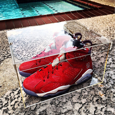 Professional Clear Acrylic Box Acrylic Shoes Display Box Customized Thickness