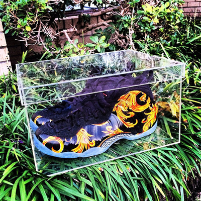 Professional Clear Acrylic Box Acrylic Shoes Display Box Customized Thickness