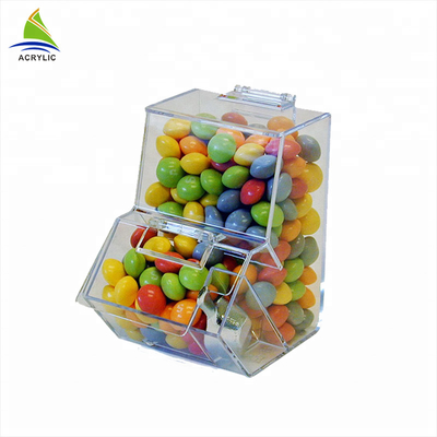 Elegant Small Acrylic Sweet Display Plexiglass Sweet Box Smooth Surface