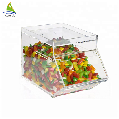 Elegant Small Acrylic Sweet Display Plexiglass Sweet Box Smooth Surface