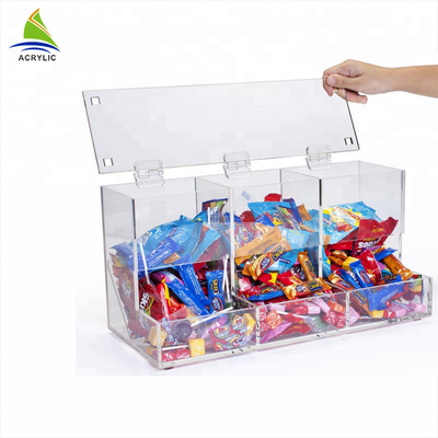 Elegant Small Acrylic Sweet Display Plexiglass Sweet Box Smooth Surface