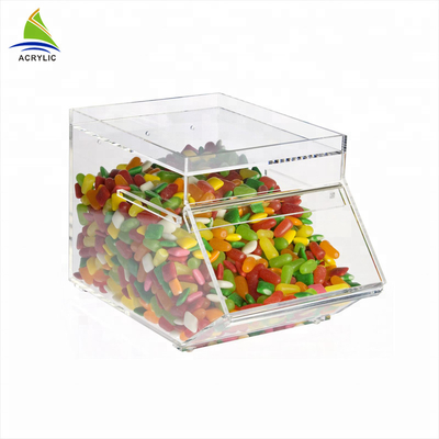 Elegant Small Acrylic Sweet Display Plexiglass Sweet Box Smooth Surface