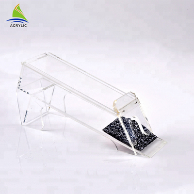 Disposable Acrylic Storage Box Printed Black Tin Game Acrylic Poker Box