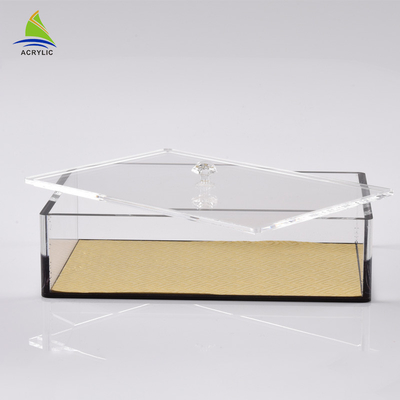Transparent Acrylic Square Container Plexiglass Acrylic Square Ginseng Box