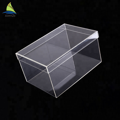 Made Clear Lockable Acrylic Cube Box Display For Baseball / Hockey Puck