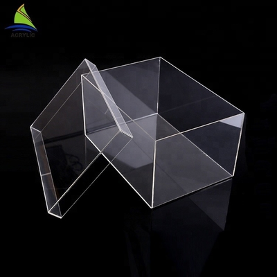 Organic Glass Custom Clear Acrylic Shoe Boxes