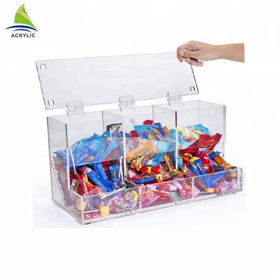 Transparent Acrylic Candy Containers House Shape Mini Acrylic Candy Bins