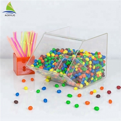Transparent Acrylic Candy Containers House Shape Mini Acrylic Candy Bins