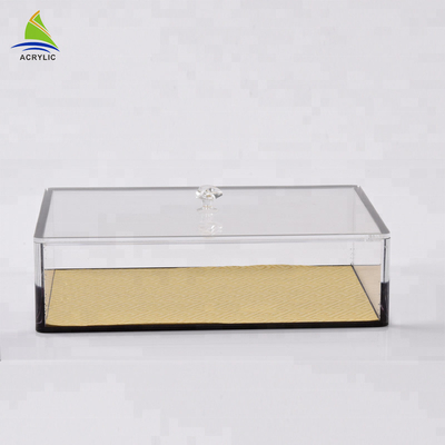 Embossing Countertop Acrylic Storage Box Gift Ginseng Box Silk Screen Printing