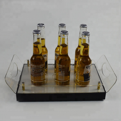Acrylic Led Bar Shelves Led Liquor Shelf Display Stand Tray For Storage