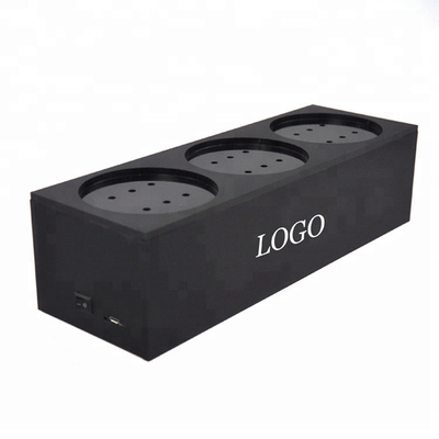 Custom Plexiglass Led Liquor Bottle Display 3 - Bottle Led Acrylic Wine Rack