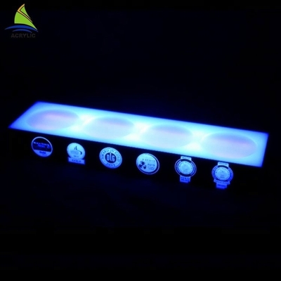 Modern Design Clear Led Bottle Display Led Acrylic Wine Bottle Display Rack