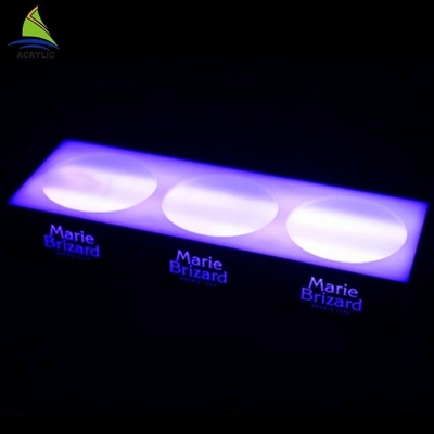Modern Design Clear Led Bottle Display Led Acrylic Wine Bottle Display Rack