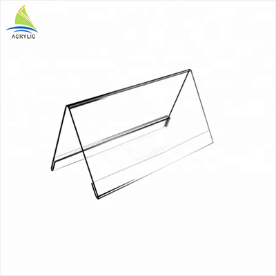 Perspex Acrylic Sign Display Holder Thick Clear Acrylic Sign Display Menu Stand