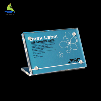 New Design Shape Sign Display Holder picture frame display stand