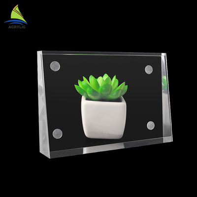 Modern Acrylic Brand Block Smooth Surface Customized Shape Single Design