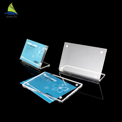 Elegant Acrylic Sign Stand Acrylic Display Frame Soluble In Multiple Organic