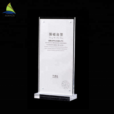 Shop Display Rack Details Plastic Clear Acrylic Poster Frame Retail Display