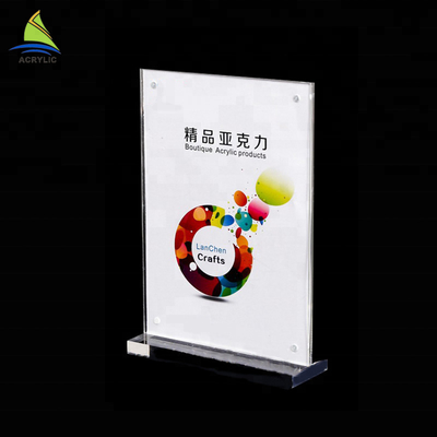 Shop Display Rack Details Plastic Clear Acrylic Poster Frame Retail Display