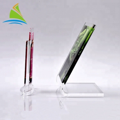 Clear Acrylic Tabletop Sign Holders Custom Acrylic Sign Board Widely Applied