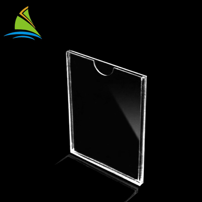 Top Grade Acrylic Sign Display Holder Acrylic Tag Holder CE certificate