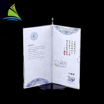 Meau Acrylic Sign Display Holder Acrylic Advertising Display Card Sign Holder