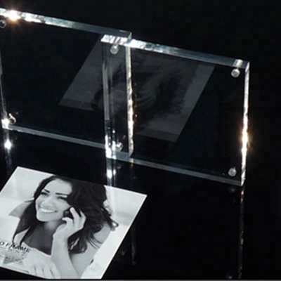 Commercial Custom Clear 2 Sided Acrylic 2x3 Picture Frames 3x4 Picture Frame