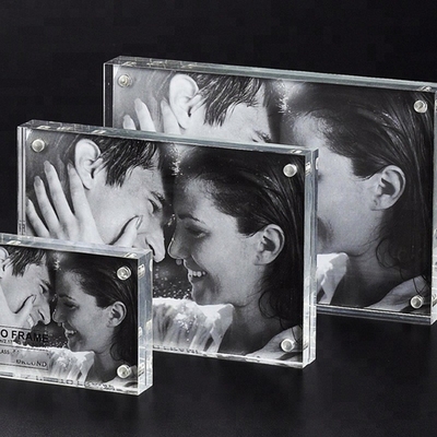 Commercial Custom Clear 2 Sided Acrylic 2x3 Picture Frames 3x4 Picture Frame
