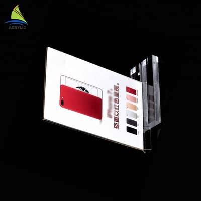 Acrylic card insert sign holder For Business Advertisement