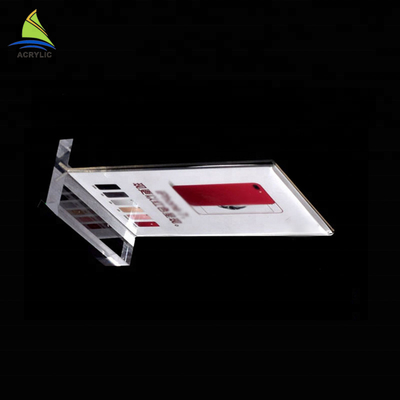 Acrylic card insert sign holder For Business Advertisement