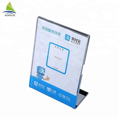A5 Light Weight Acrylic Sign Display Holder Stand Fashion European Design