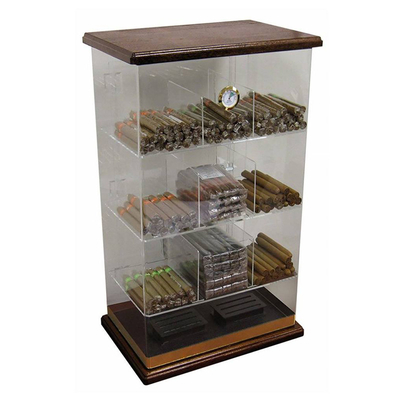 6mm Acrylic Countertop Display Case Humidor Acrylic Cigar Display Cabinet