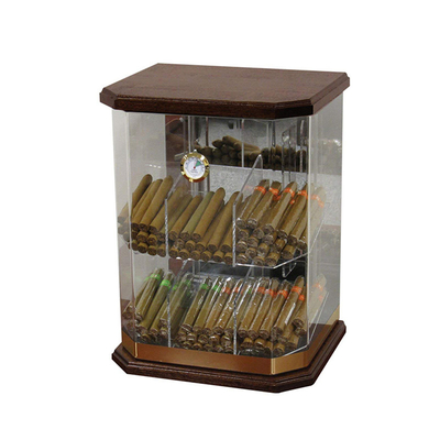 6mm Acrylic Countertop Display Case Humidor Acrylic Cigar Display Cabinet