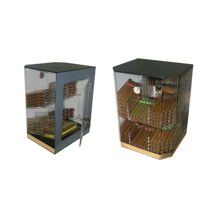 6mm Acrylic Countertop Display Case Humidor Acrylic Cigar Display Cabinet
