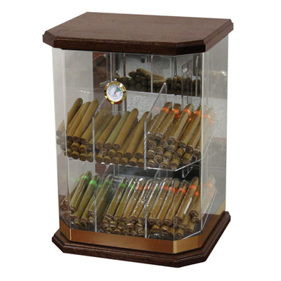 6mm Acrylic Countertop Display Case Humidor Acrylic Cigar Display Cabinet