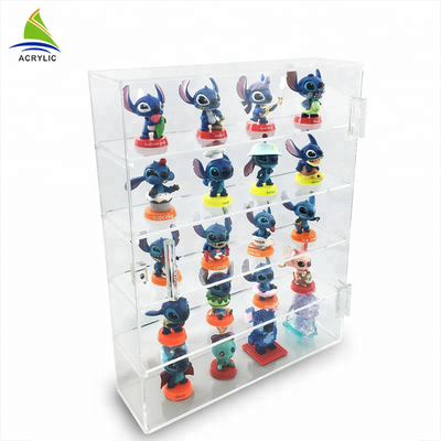 Transparent Acrylic Countertop Display Case Shelf Decoration Toy Display Cabinet