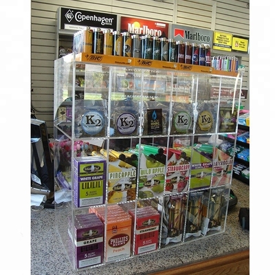 Custom High Transparent Clear Acrylic Display Counter for Retail Store