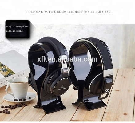 Custom U Shape design acrylic headphone display stand