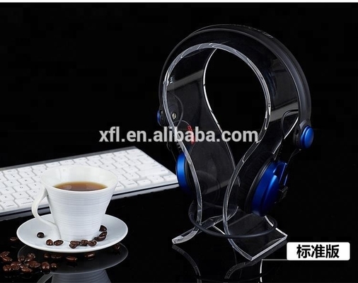 Custom U Shape design acrylic headphone display stand
