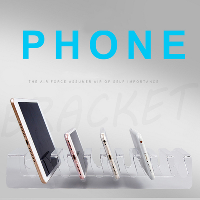 Small Acrylic Countertop Display  Clear Cell Phone Pad Retail Display Stands