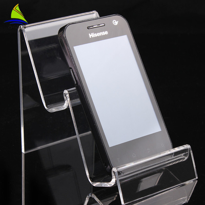 Transparent Acrylic Shop Display Acrylic Mobile Phone Display Holder Stand