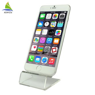 Eco - Friendly Acrylic Shop Display Acrylic Tabletop Cellphone Display Stand