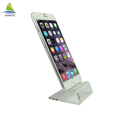Eco - Friendly Acrylic Shop Display Acrylic Tabletop Cellphone Display Stand