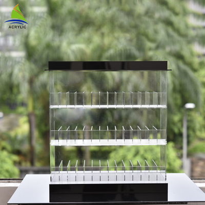 Eco - Friendly Acrylic Shop Display Clear Acrylic Electronic Cigarette Display Rack