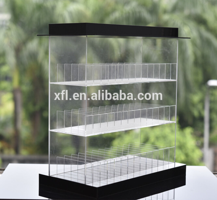 Eco - Friendly Acrylic Shop Display Clear Acrylic Electronic Cigarette Display Rack