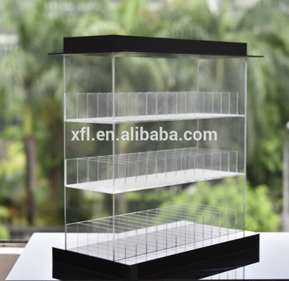 Eco - Friendly Acrylic Shop Display Clear Acrylic Electronic Cigarette Display Rack