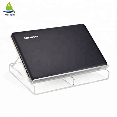 Customized Acrylic Shop Display Fashion Design Clear Desktop Acrylic Laptop Stand