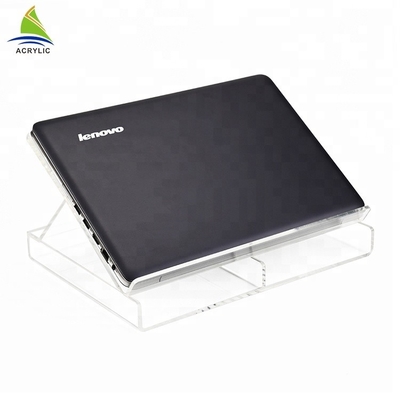 Customized Acrylic Shop Display Fashion Design Clear Desktop Acrylic Laptop Stand